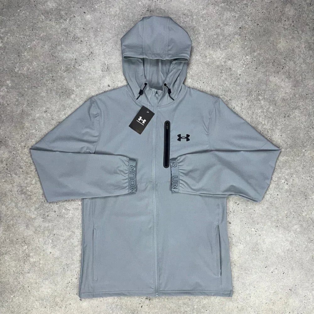 grey jacket