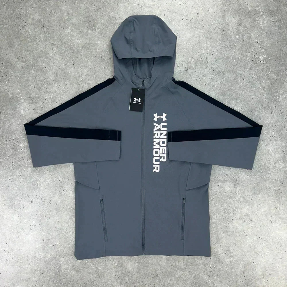 grey jacket