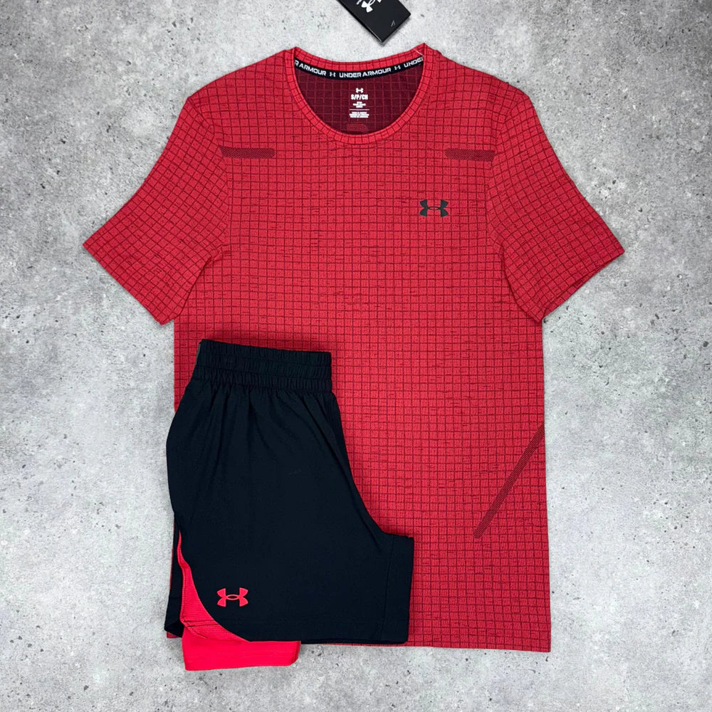 red & black set