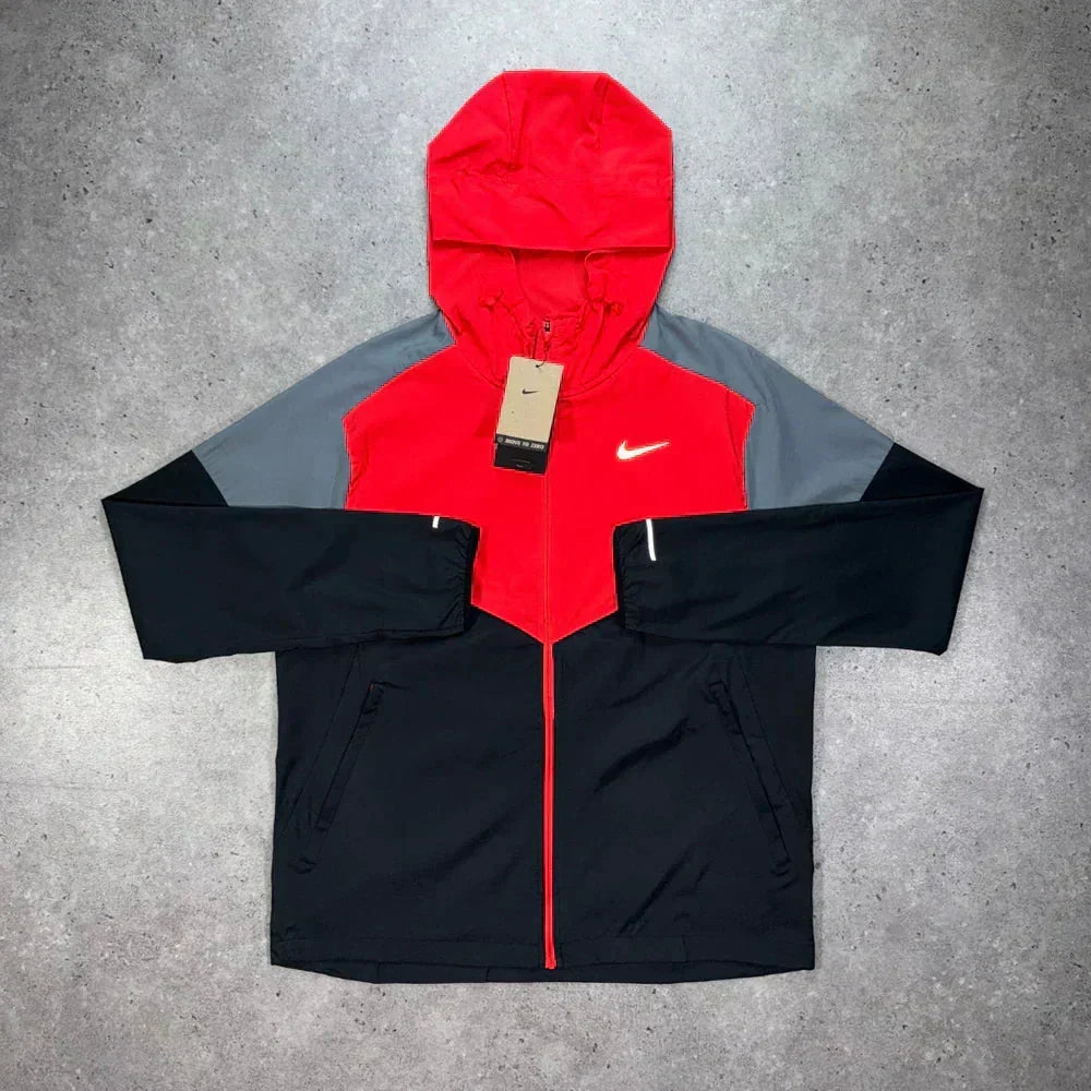 red & black jacket