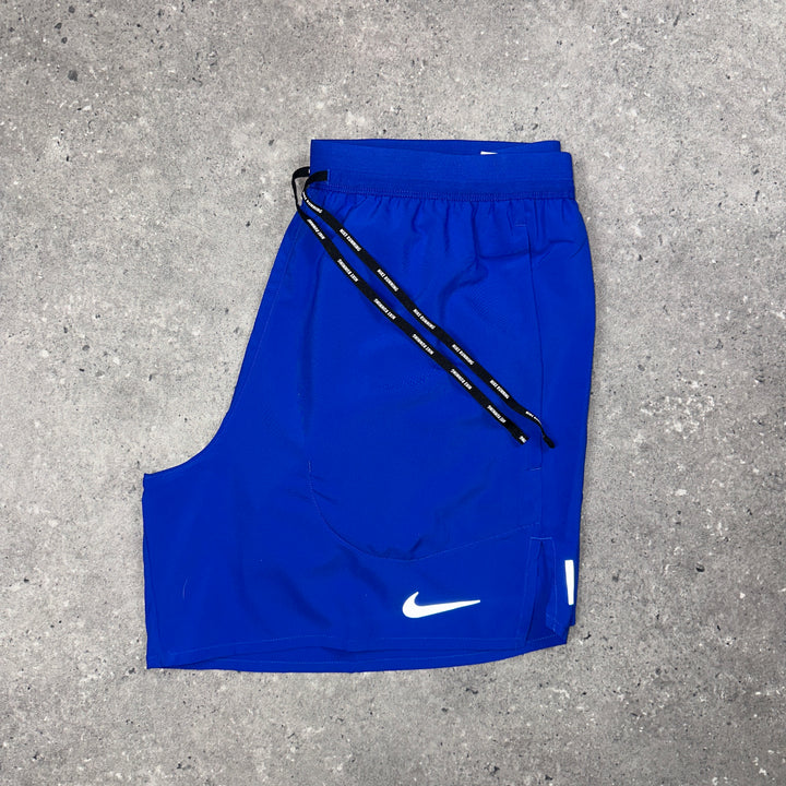 blue shorts