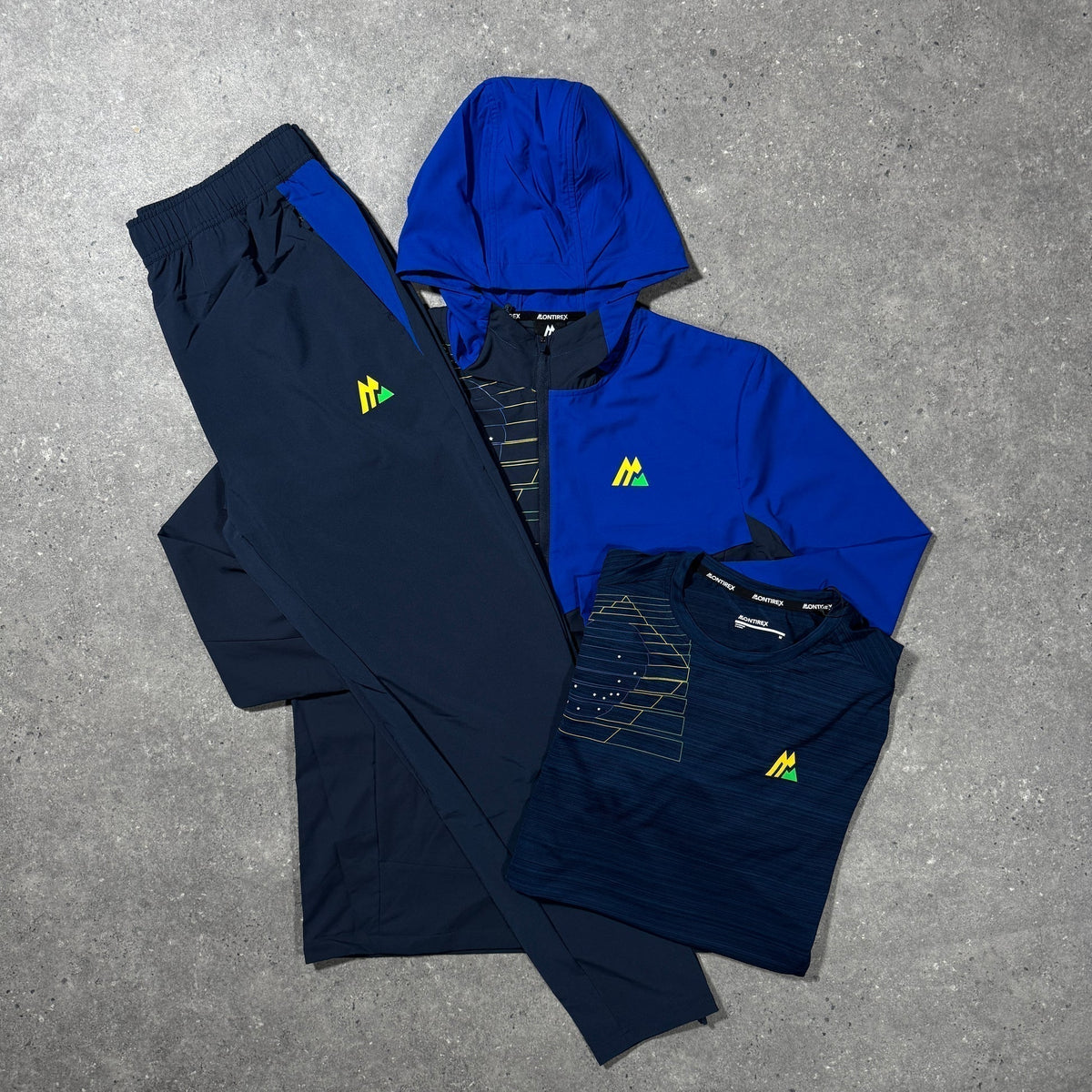 blue jacket & shorts set