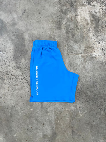 blue shorts