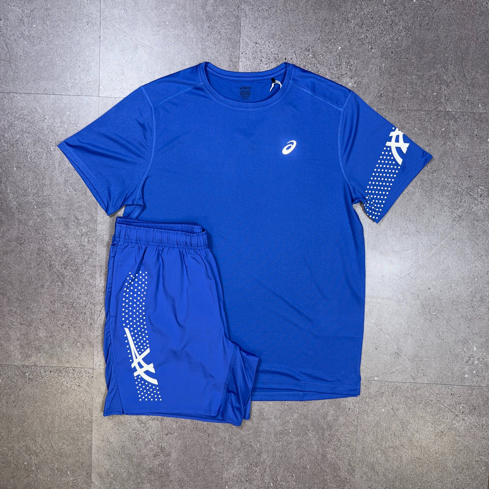 blue short set