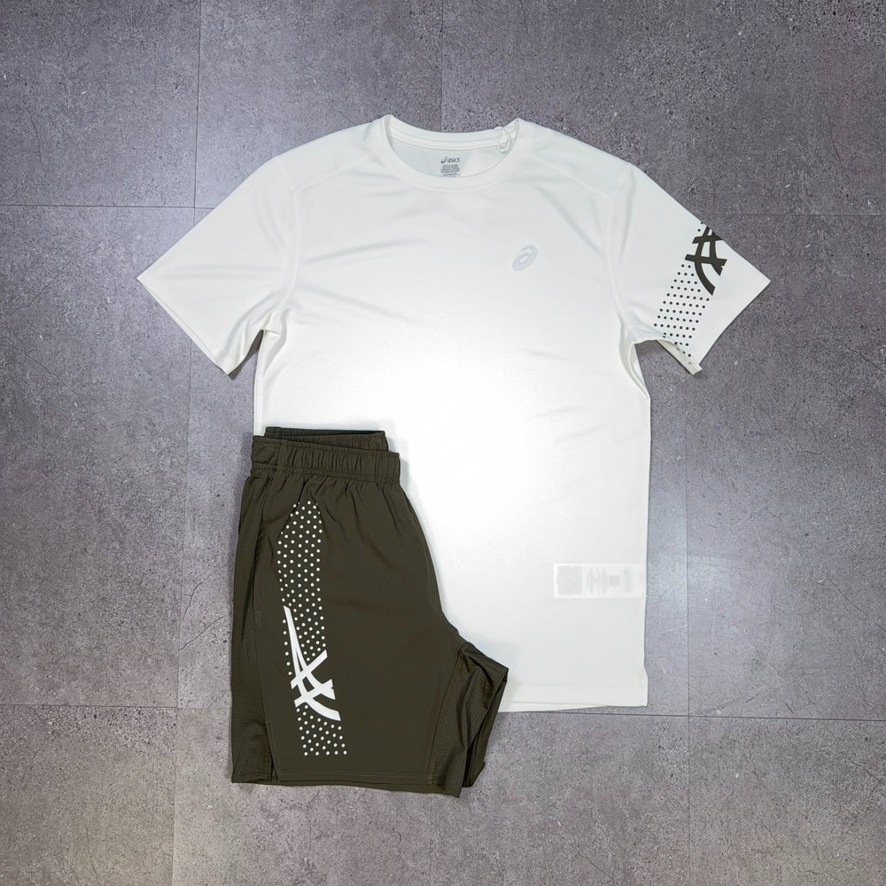 cream short set