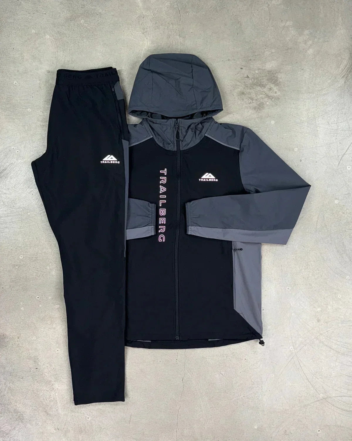 grey & black tracksuit