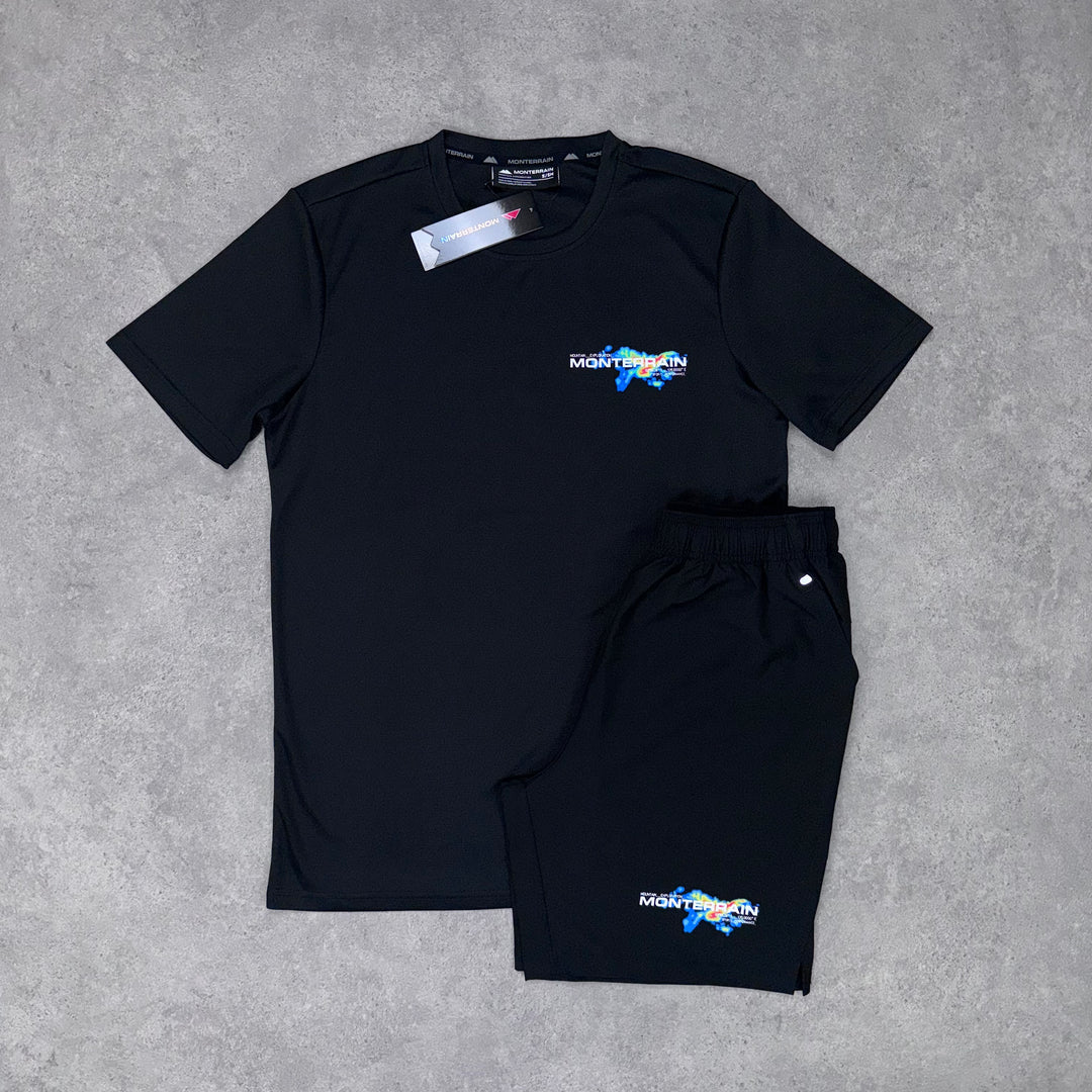 black short set