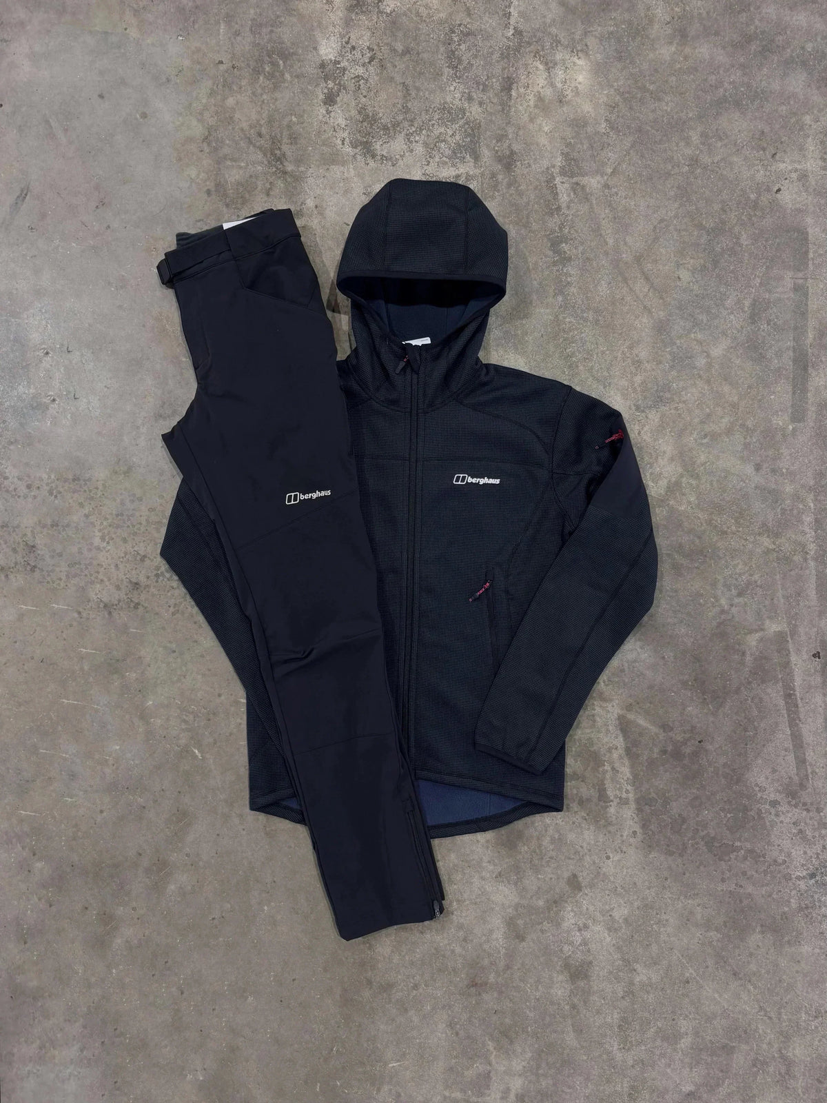 black tracksuit