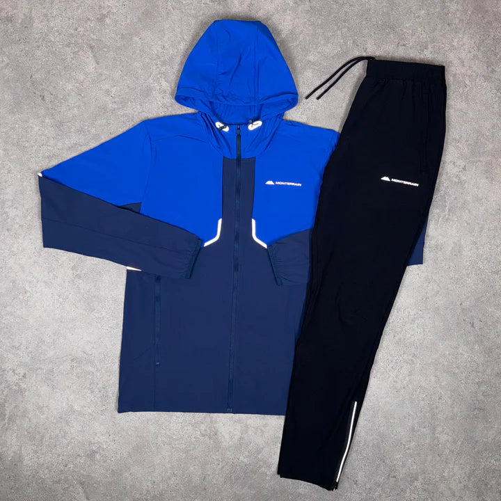 blue & black tracksuit