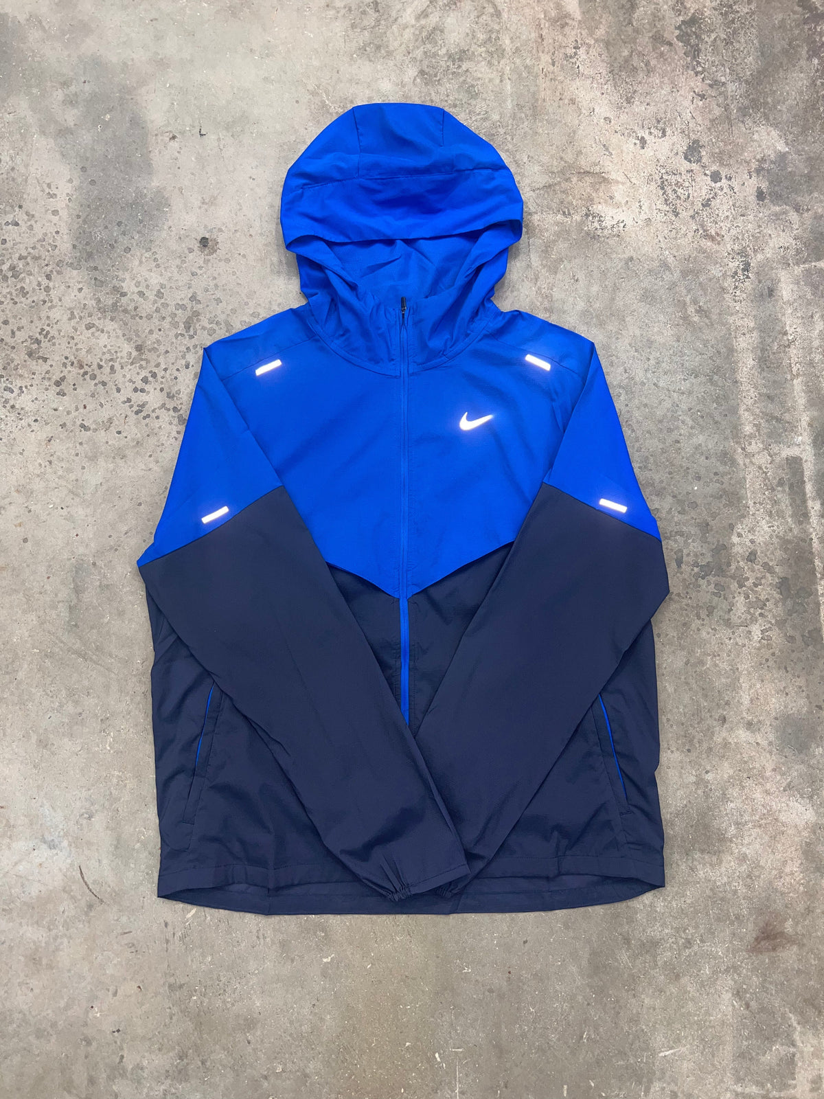 blue jacket