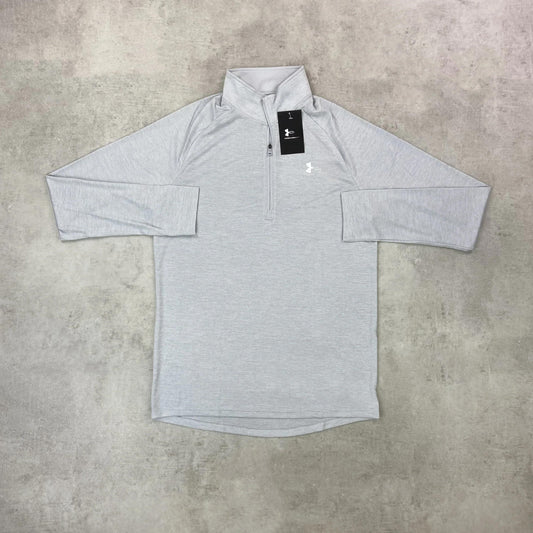 Grey Half-Zip Top