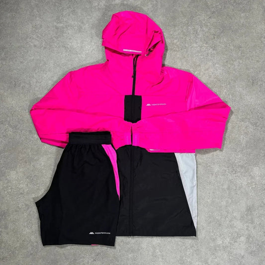 Pink Jacket & Shorts Set