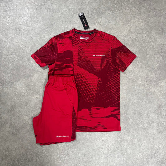 Red Short Set