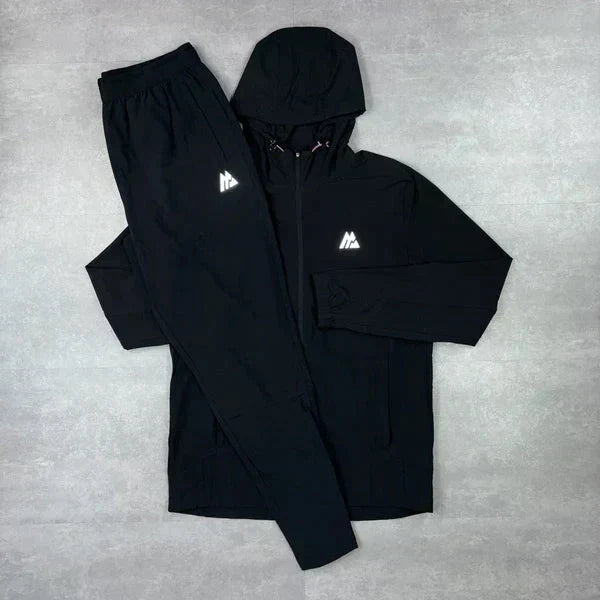 black tracksuit