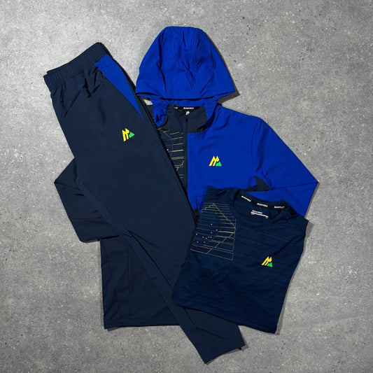 Blue Jacket & Shorts Set