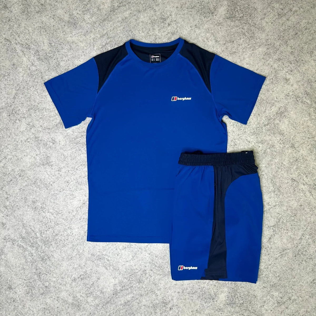 blue short set