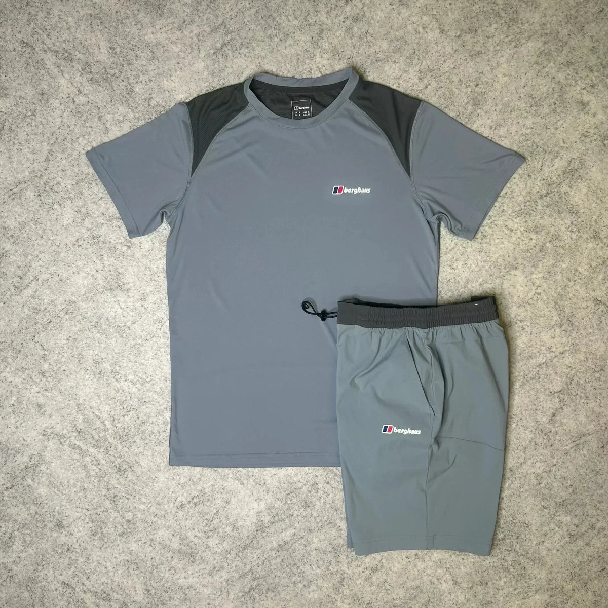 grey short set