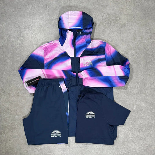 Purple Jacket & Shorts Set