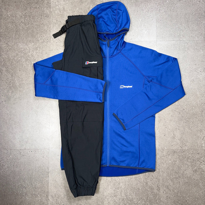 blue & black tracksuit