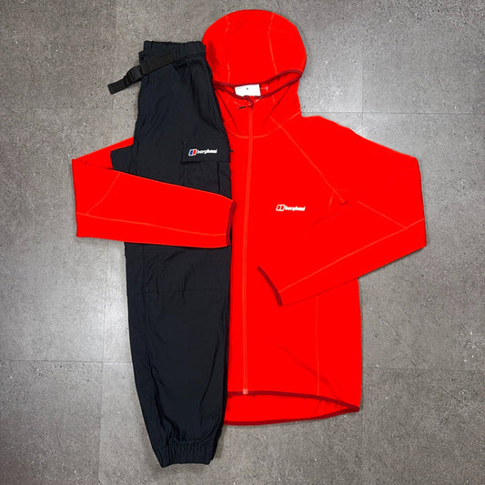 Black & Red Tracksuit