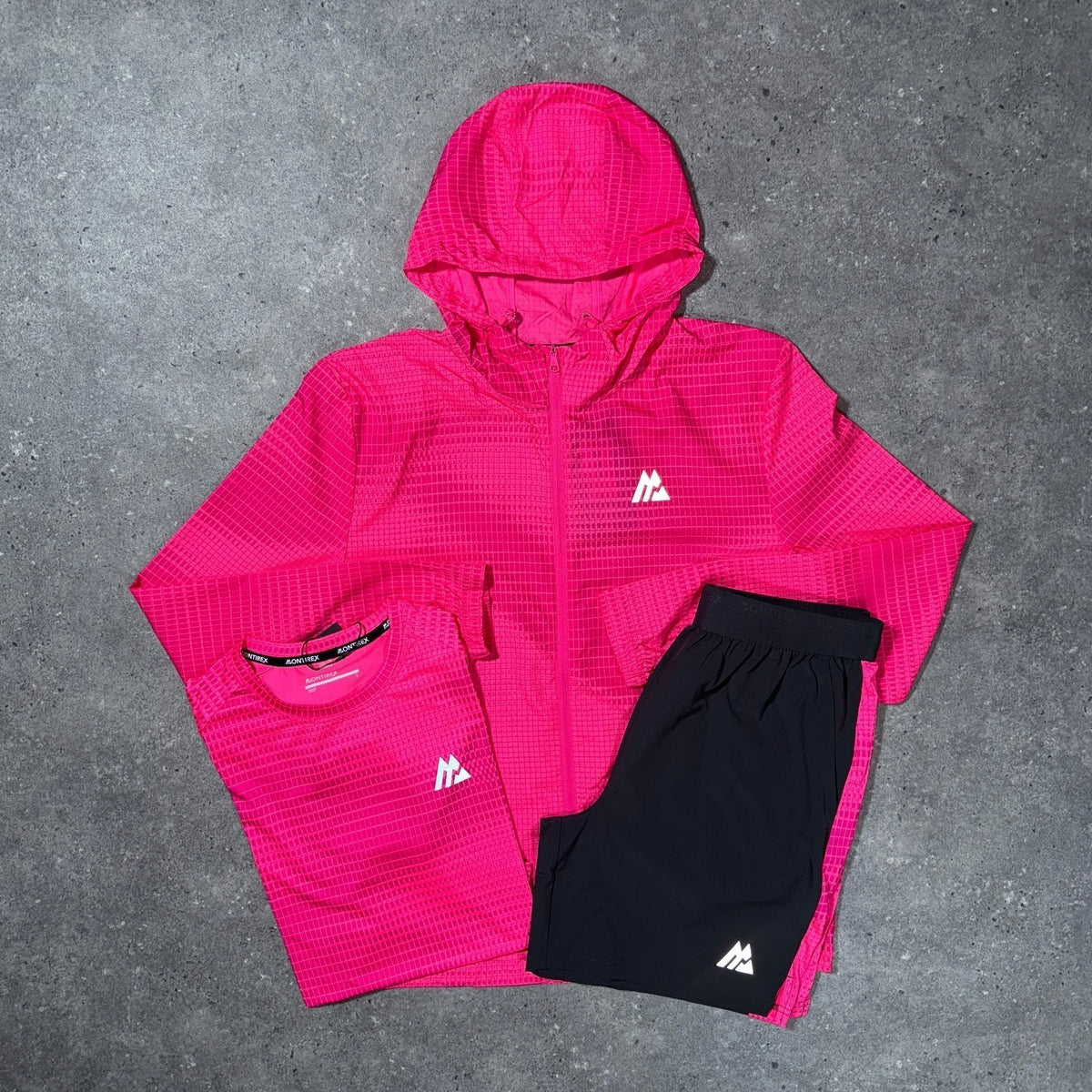 pink jacket & shorts set