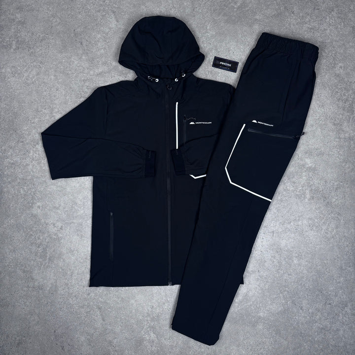 black tracksuit