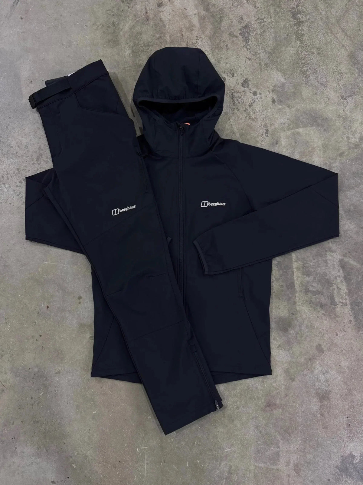 black tracksuit