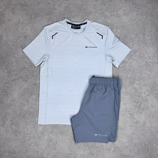 White & Grey Short Set