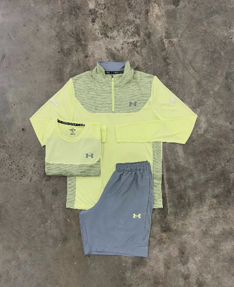 Yellow Half-Zip Top